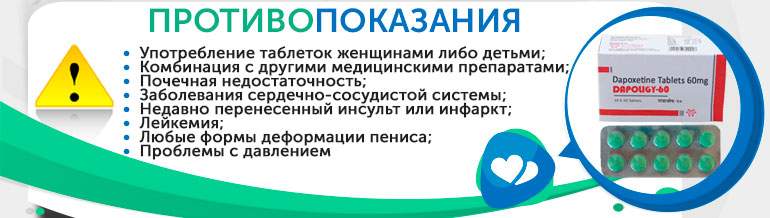 Противопоказания Dapoligy Противопоказания Dapoligy