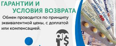 Гарантии и условия возврата Tadadel Гарантии и условия возврата Tadadel